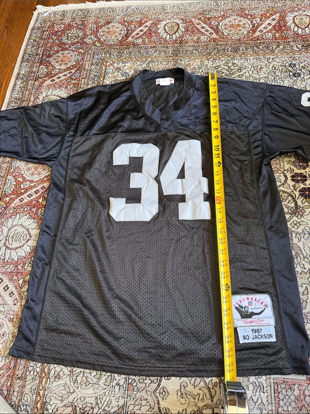 NFL throwback jersey Bo Jackson 34 xl